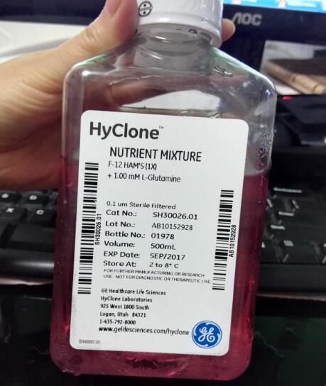 HyClone F12液体培养基 SH30026.01 500ml